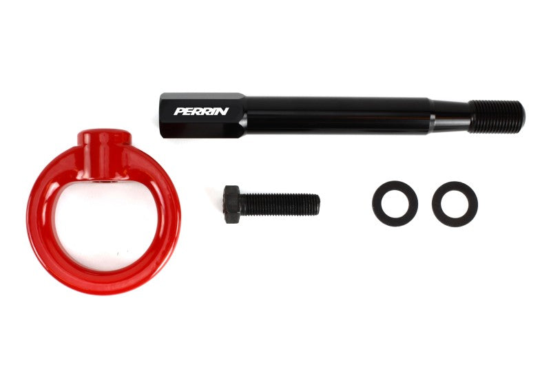 Perrin 13-20 & 2022 Subaru BRZ / 13-16 Scion FRS / 17-20 Toyota 86 Tow Hook Kit (Rear) - Red - Racecraft Industries