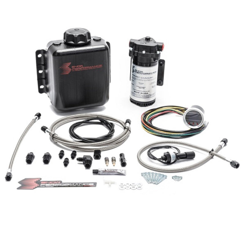 Snow Performance Stg 2 Boost Cooler F/I Prog. Water Injection Kit (SS Braided Line 4AN Fittings) - Racecraft Industries