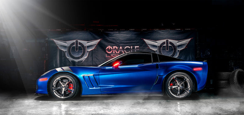 Oracle 05-13 Chevrolet Corvette C6 Concept Sidemarker Set - Tinted - No Paint SEE WARRANTY - Racecraft Industries