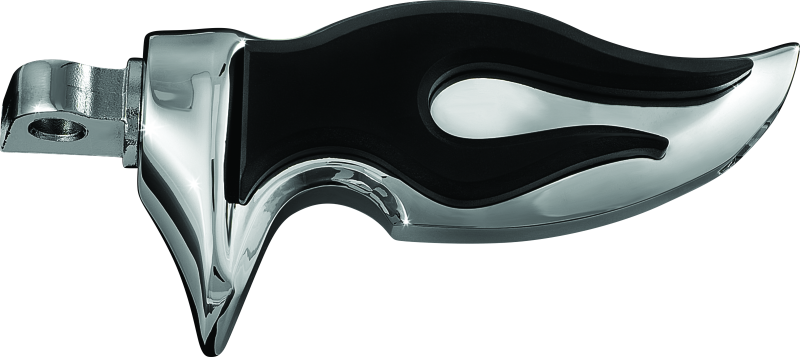 Kuryakyn Flamin Peg With Male Mount Adapter Chrome - Racecraft Industries
