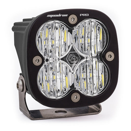 Baja Designs Squadron Pro Black Wide Cornering Pattern LED Light Pod - Clear - Racecraft Industries