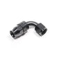 Radium Engineering -8AN 90 Degree PTFE Hose End - Black - Racecraft Industries