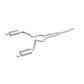 MagnaFlow Cat Back, SS, 2.5in, Street, Dual Split Polished 4.5in Tips 2015 Ford Mustang Ecoboost - Racecraft Industries