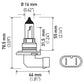 Hella Optilux HB4 9006 12V/55W XY Xenon Yellow Bulb - Racecraft Industries
