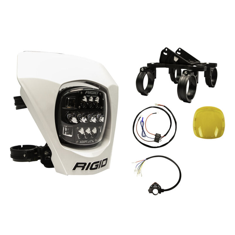 Rigid Industries Adapt XE LED Moto Kit - Black - Racecraft Industries
