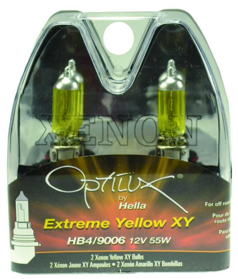 Hella Optilux HB4 9006 12V/55W XY Xenon Yellow Bulb - Racecraft Industries