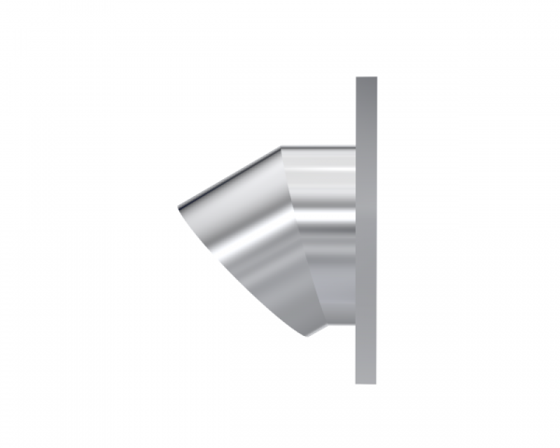 QTP Bolt-On QTEC Low Profile Oval Turn Down - Racecraft Industries