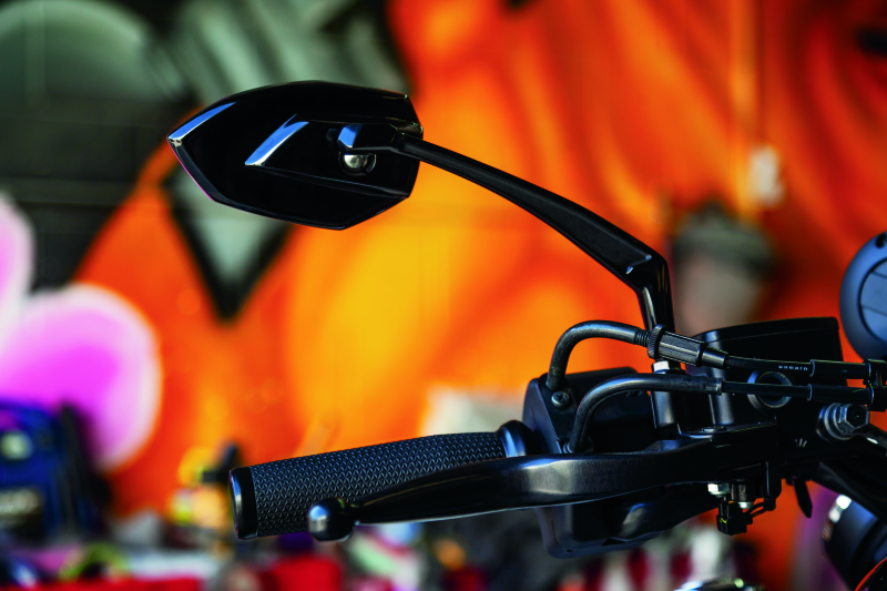 Kuryakyn Phantom Mirrors Gloss Black - Racecraft Industries