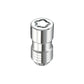 McGard Wheel Lock Nut Set - 4pk. (Cone Seat) M14X1.5 / 21mm & 22mm Dual Hex / 1.639in. L - Chrome - Racecraft Industries
