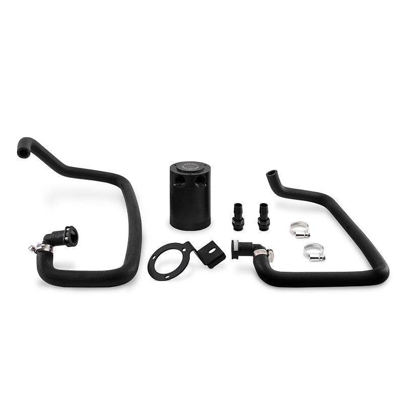 Mishimoto 2015+ Ford Mustang EcoBoost Baffled Oil Catch Can Kit - Black - Racecraft Industries