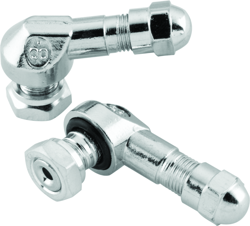 BikeMaster Valve Stem 2/Piece Pack Chrome - Racecraft Industries
