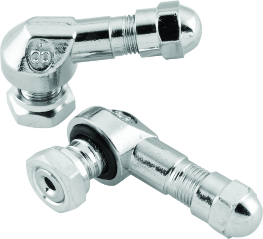BikeMaster Valve Stem 2/Piece Pack Chrome - Racecraft Industries
