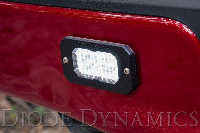 Diode Dynamics Stage Series 2 In LED Pod Sport - White Flood Flush RBL (Pair) - Racecraft Industries