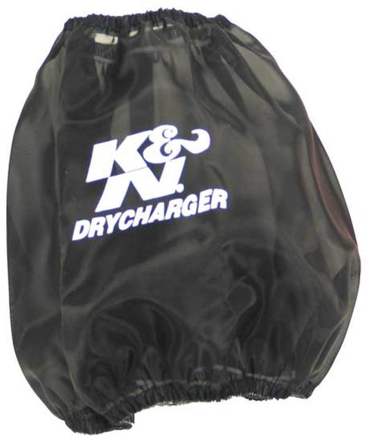K&N Round Tapered Air Filter Wrap Black 7.5in Base ID / 4.5in Top ID / 6in Height - Racecraft Industries