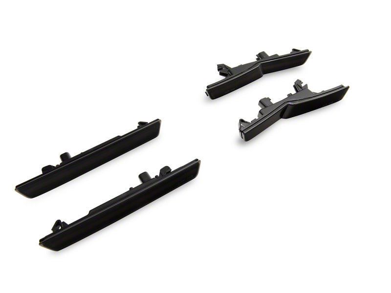 Raxiom 18-23 Dodge Challenger Widebody Axial Series LED Side Marker Lights Front and Rear- Smoked - Racecraft Industries