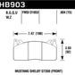 Hawk Track Only 15mm Thick DTC-70 Brake Pads - Racecraft Industries