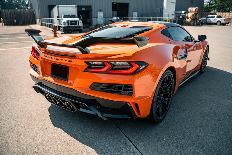 Corsa 23-24 Chevrolet Corvette C8 Z06 3in Valved Cat-Back Exhaust Muffler Delete Track Systemw/o Tip - Racecraft Industries