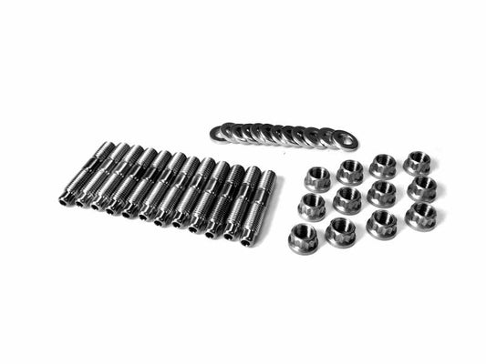 Fleece Performance 94-18 Dodge Cummins 2500-3500 Exhaust Manifold Stud Kit - 4mm Allen Socket Head - Racecraft Industries