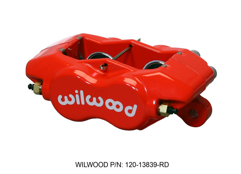 Wilwood Caliper-Forged DynaliteI-Red 1.38in Pistons .81in Disc - Racecraft Industries