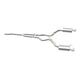 MagnaFlow Cat Back, SS, 2.5in, Street, Dual Split Polished 4.5in Tips 2015 Ford Mustang Ecoboost - Racecraft Industries