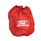 K&N Round Tapered Drycharger Air Filter Wrap Red 7.5in Base ID x 5in Top ID x 7.5in H - Racecraft Industries