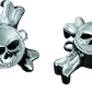 Kuryakyn Replacement Zombie Grip Emblems With Throttle Boss Chrome - Racecraft Industries