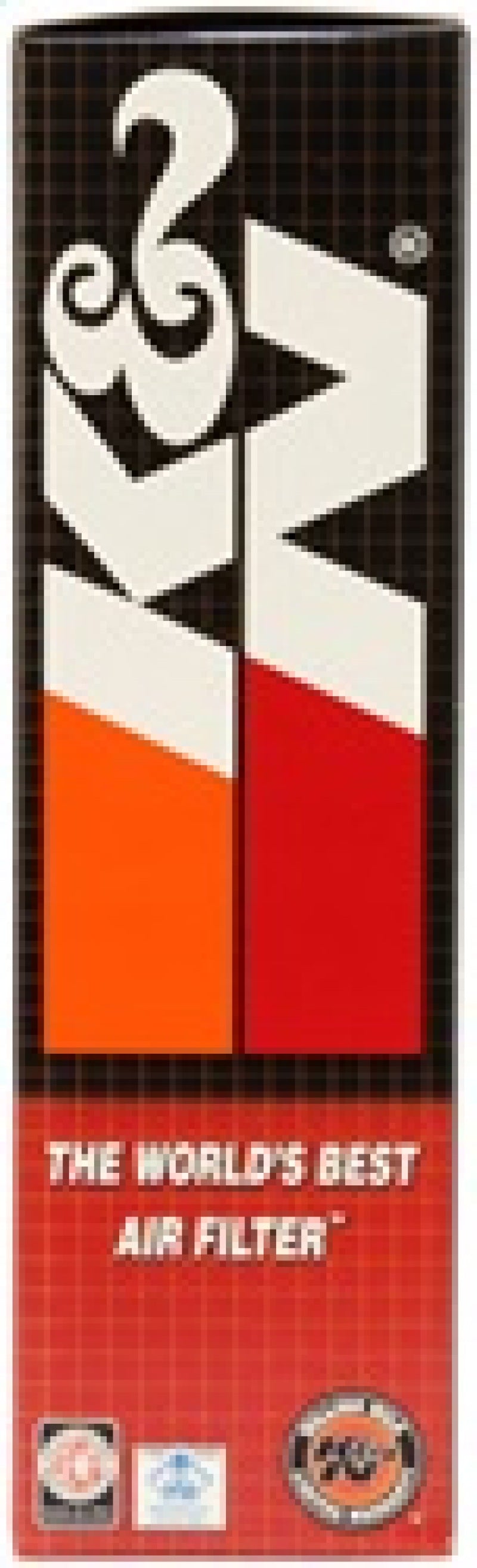 K&N Custom Air Filter - Oval - 11.5in O/S L x 8.125in O/S W x 2in H - Racecraft Industries