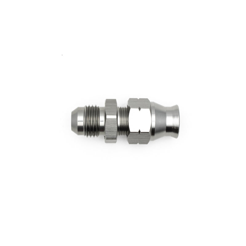 DeatschWerks 6AN Male Flare to 5/16in Hardline Compression Adapter (Incl. 1 Olive Insert) - Racecraft Industries