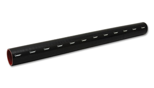 Vibrant 4 Ply Reinforced Silicone Straight Hose Coupling - 2.5in I.D. x 36in long (BLACK) - Racecraft Industries