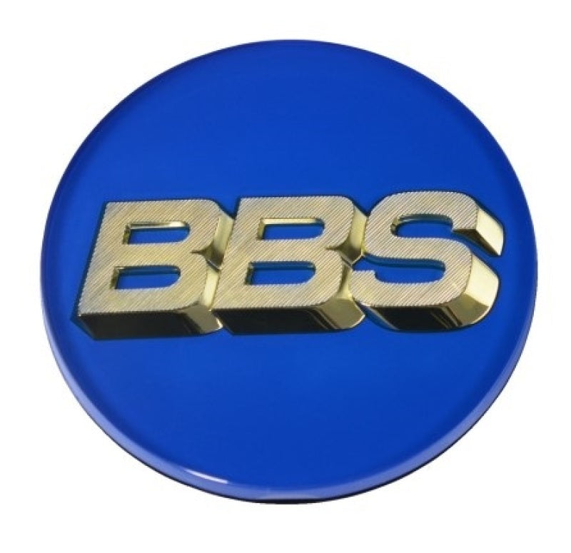 BBS Center Cap 70.6mm Blue/Gold (3-Tab) - Racecraft Industries