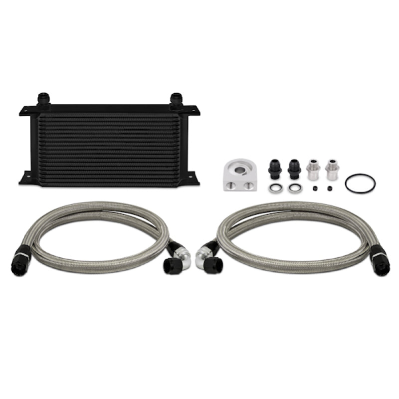 Mishimoto Universal 19 Row Oil Cooler Kit - Black - Racecraft Industries