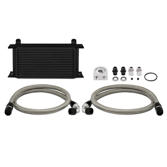 Mishimoto Universal 19 Row Oil Cooler Kit - Black - Racecraft Industries