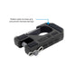 Borne Off-Road 12K Winch - Black Synthetic Rope - Racecraft Industries