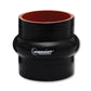 Vibrant 4 Ply Reinforced Silicone Hump Hose Connector - 3.5in I.D. x 3in long (BLACK) - Racecraft Industries