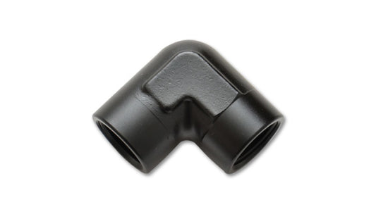 Vibrant 1/4in NPT 90 Degree Female Pipe Coupler Fitting - Racecraft Industries