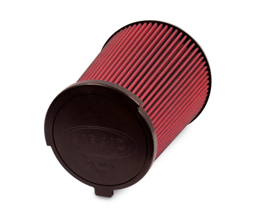 Airaid 10-14 Ford Mustang Shelby 5.4L Supercharged Direct Replacement Filter - Oiled / Red Media - Racecraft Industries