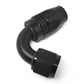 Russell Performance -6 AN Black 120 Degree Full Flow Swivel Hose End - Racecraft Industries