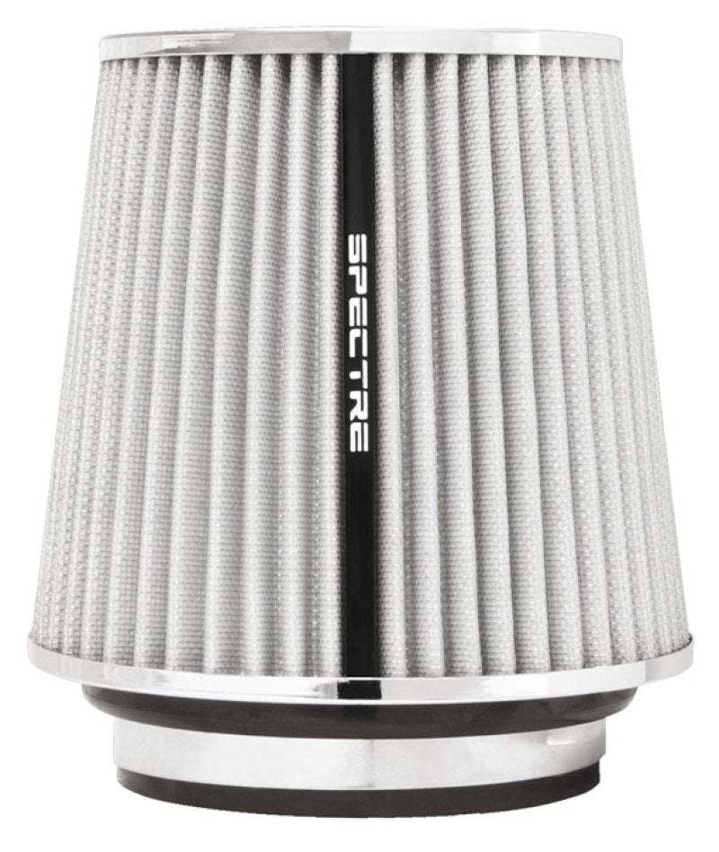 Spectre Adjustable Conical Air Filter 5-1/2in. Tall (Fits 3in. / 3-1/2in. / 4in. Tubes) - White - Racecraft Industries