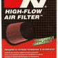 K&N Universal Rubber Filter Round Tprd 3.313in Flange ID x 4.75in Base OD x 3.5in Top OD x 6.5in H - Racecraft Industries