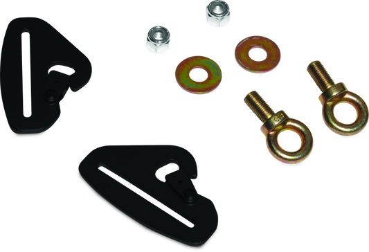 DragonFire Racing Quick-Release Snap Hook Harness Tab Kits 3in - Racecraft Industries