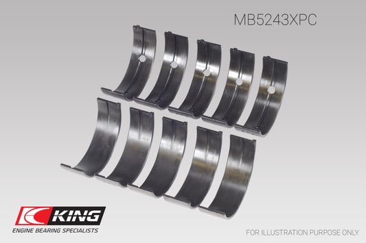 King Nissan SR20DE/DET (2.0L) (Size STD) Performance Coated Main Bearing Set - Racecraft Industries