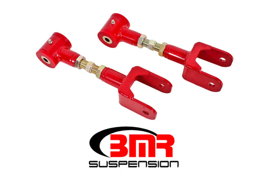 BMR 79-04 Fox Mustang Upper Control Arms On-Car Adj. (Polyurethane) - Red - Racecraft Industries