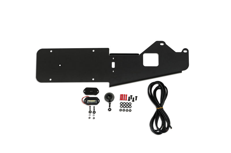 DV8 Offroad 21-23 Ford Bronco Rear License Plate Relocation Bracket - Racecraft Industries