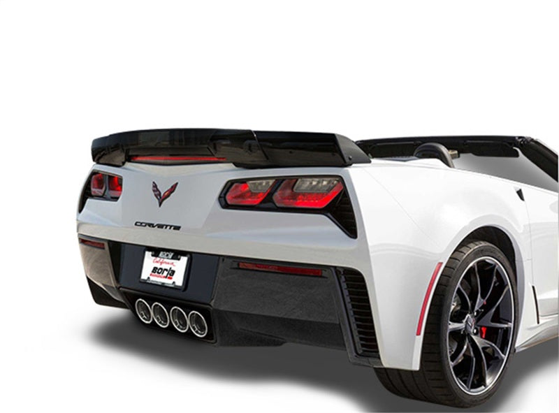 Borla 15 Chevy Corvette C7 ZO6 6.2L w/o AFM w/ NPP ATAK Quad RD RL AC Tips Center Rear Exit Exh - Racecraft Industries