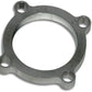Vibrant GT series / T3 Discharge Flange (4 Bolt) with 2.5in Inlet ID Mild Steel 1/2in Thick - Racecraft Industries
