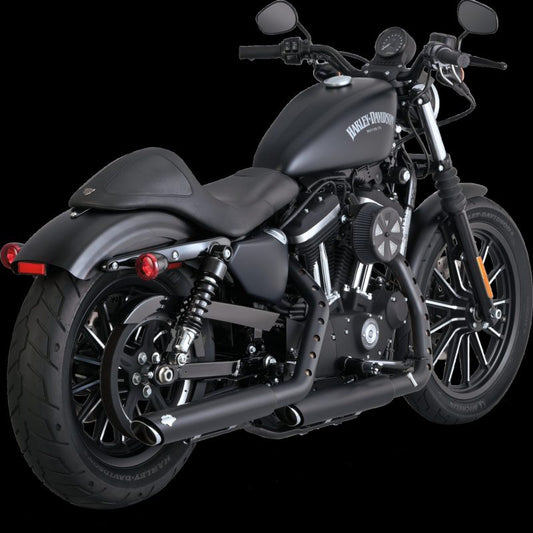 Vance & Hines HD Sportster 14-22 Twin Slash 3In PCX Slip-On Exhaust - Racecraft Industries