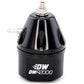 DeatschWerks DWR2000 Adjustable Fuel Pressure Regulator - Black - Racecraft Industries