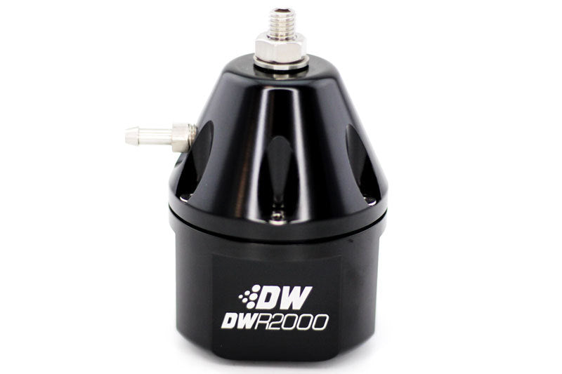 DeatschWerks DWR2000 Adjustable Fuel Pressure Regulator - Black - Racecraft Industries