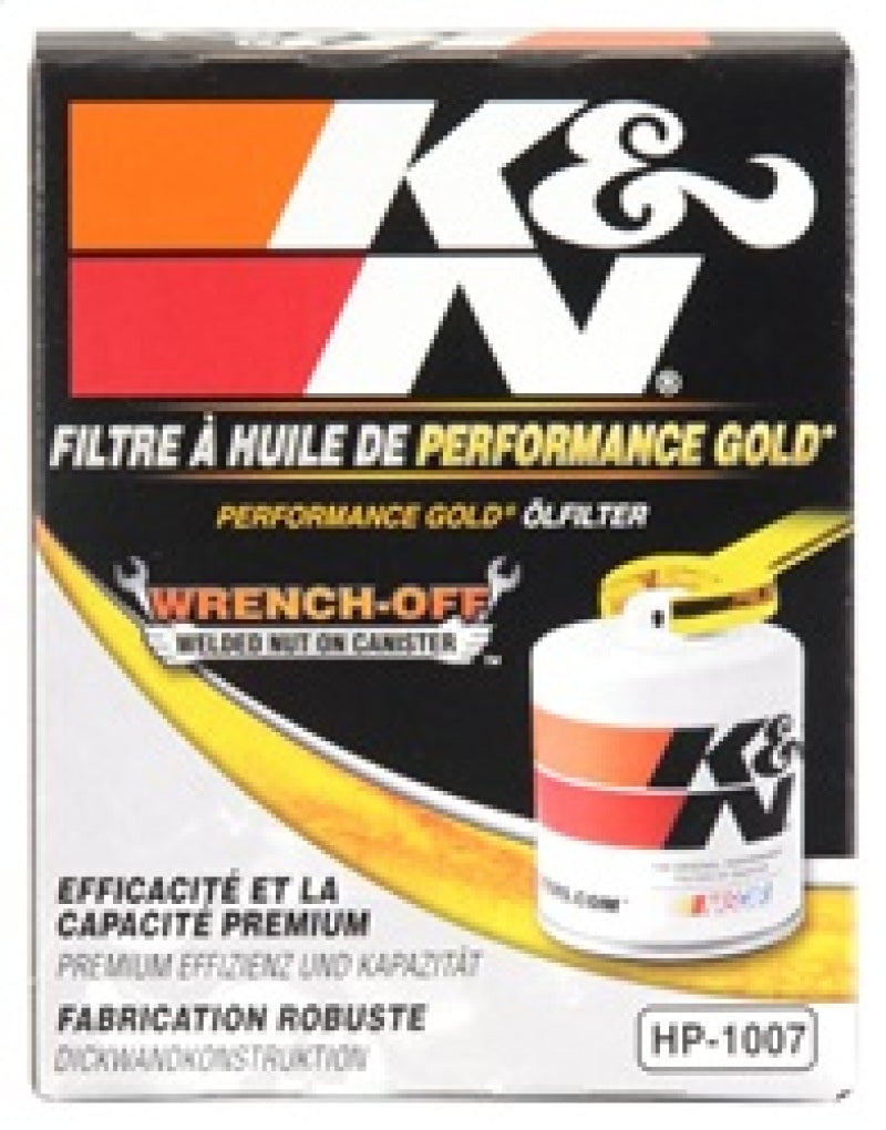 K&N Buick / Chevrolet / Oldsmobile Performance Gold Oil Filter - Racecraft Industries