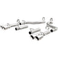 MagnaFlow Axle-Back, SS, 2.5in, Quad Split Rear 3.5in Tip 2015 Dodge Challenger 3.6L V6 - Racecraft Industries